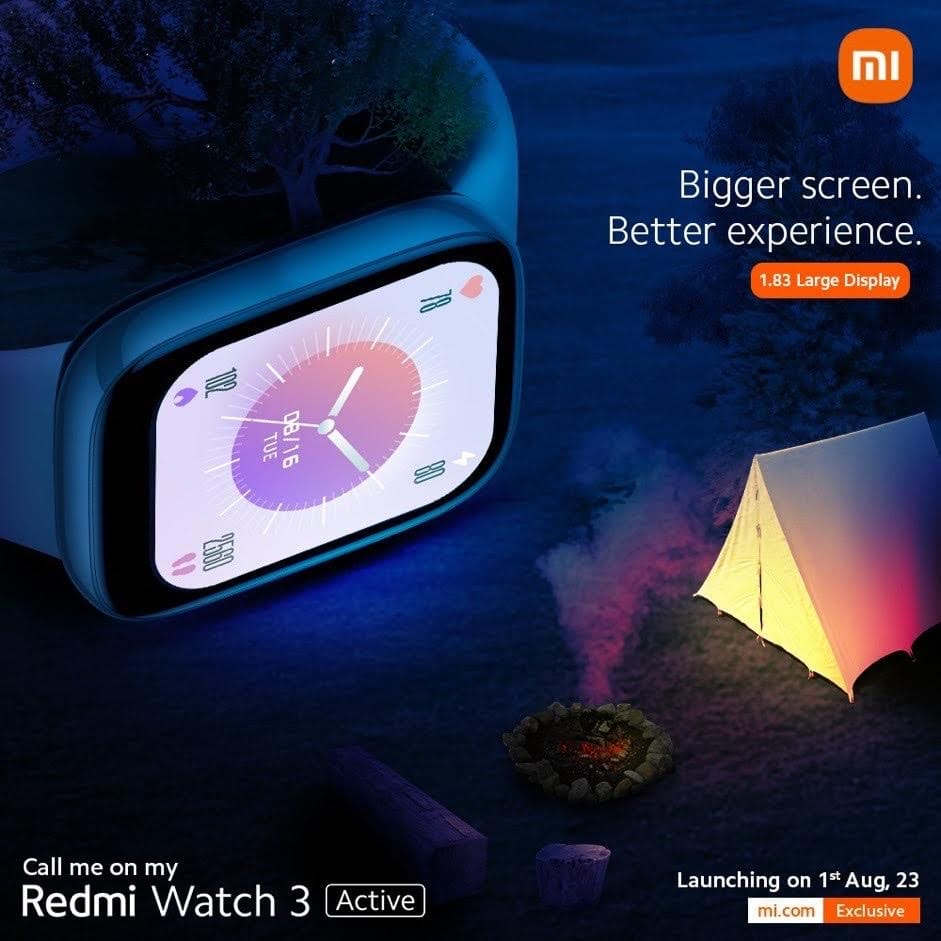 Redmi Watch 3 Active India Price