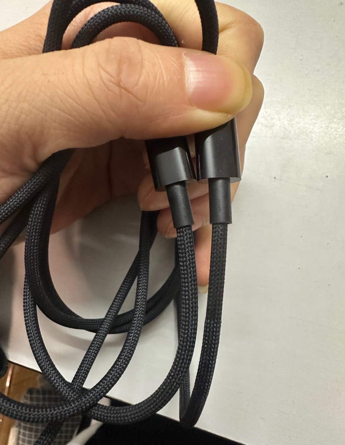 colour-matched braided USB-C cable