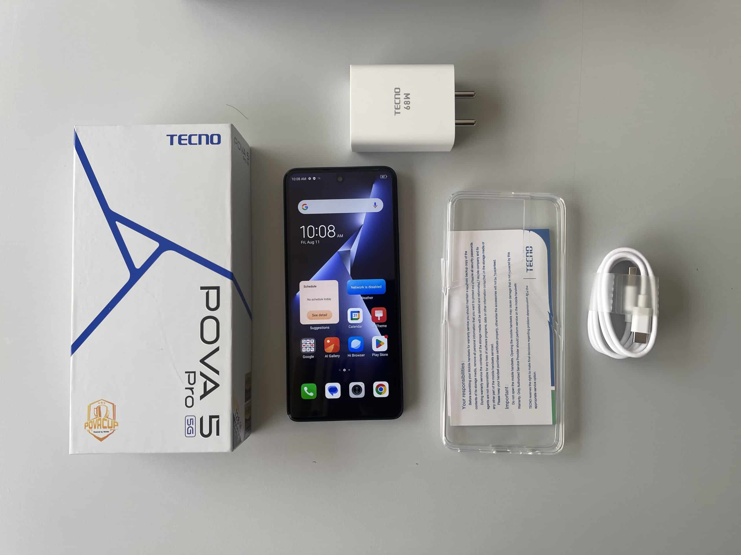 Tecno POVA 5 Pro: Unboxing