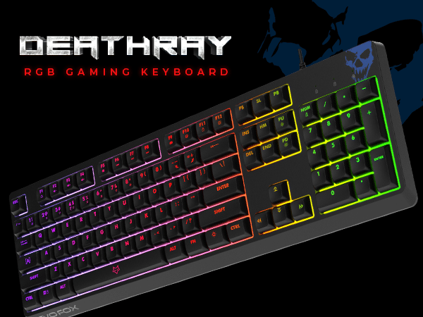 EvoFox Deathray RGB Gaming Keyboard