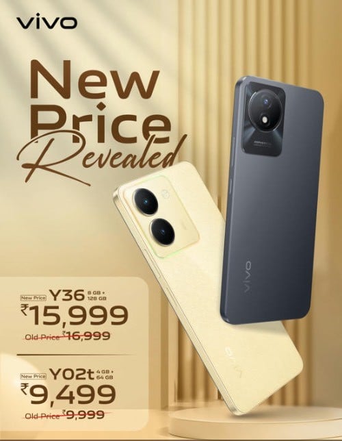 Vivo Y36 and Vivo Y02t New Price and Offers