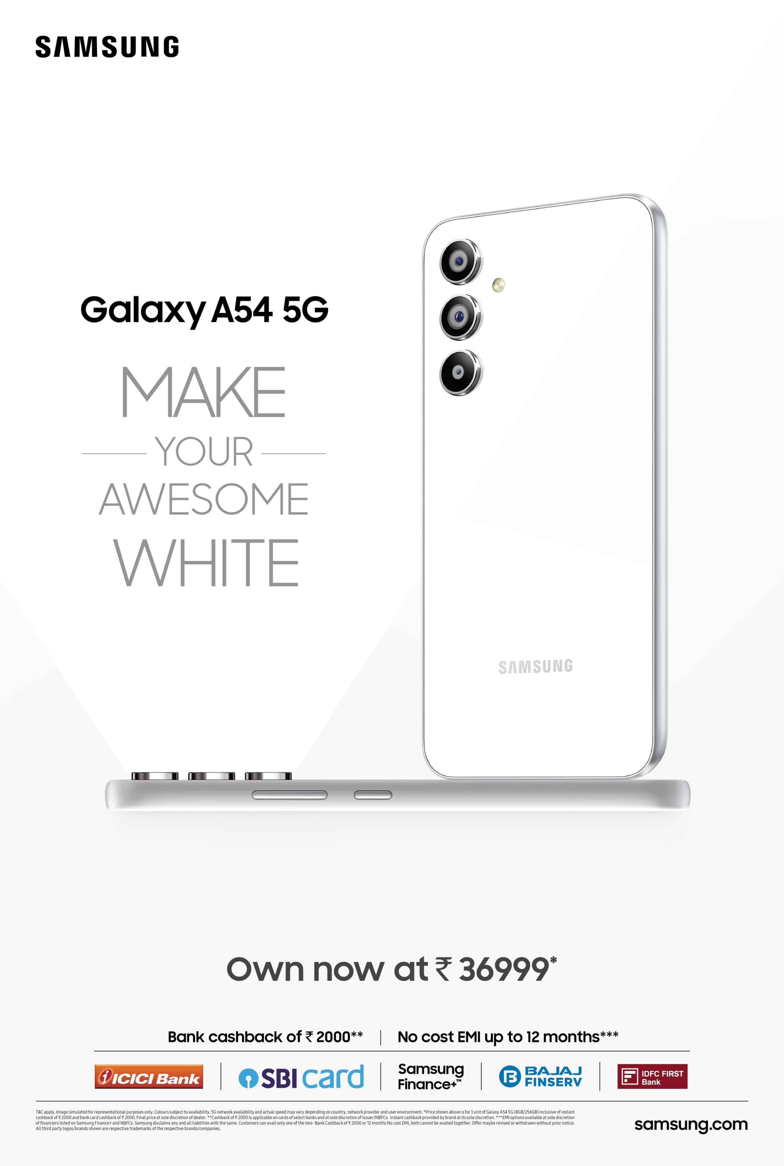 Samsung Galaxy A54 5G Price , Sale Details & Offers