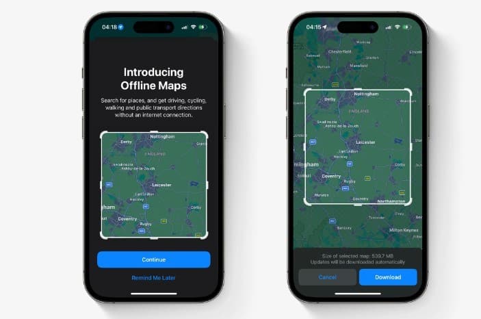 On-the-Go Maps with Offline Access
