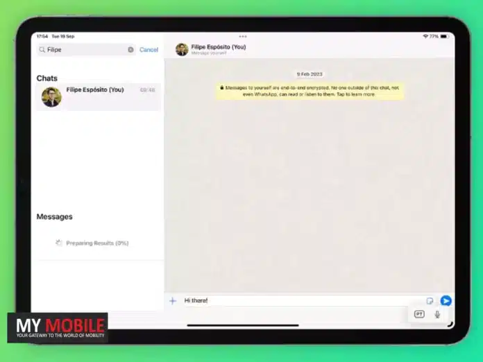 WhatsApp Beta for iPad