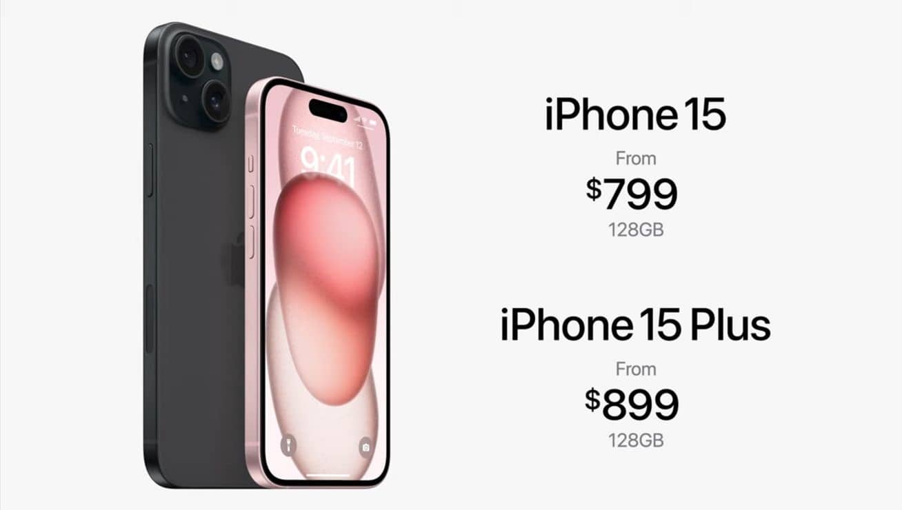 iPhone 15 and 15 Plus: Pricing