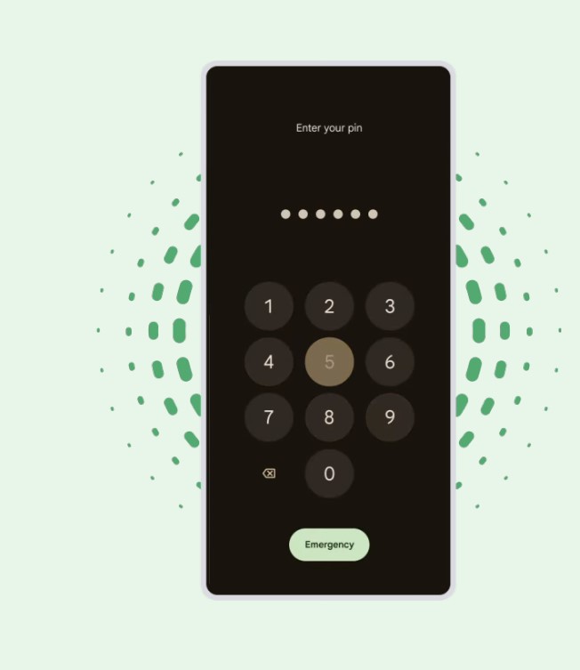 6 Digit Passcode on Android 14
