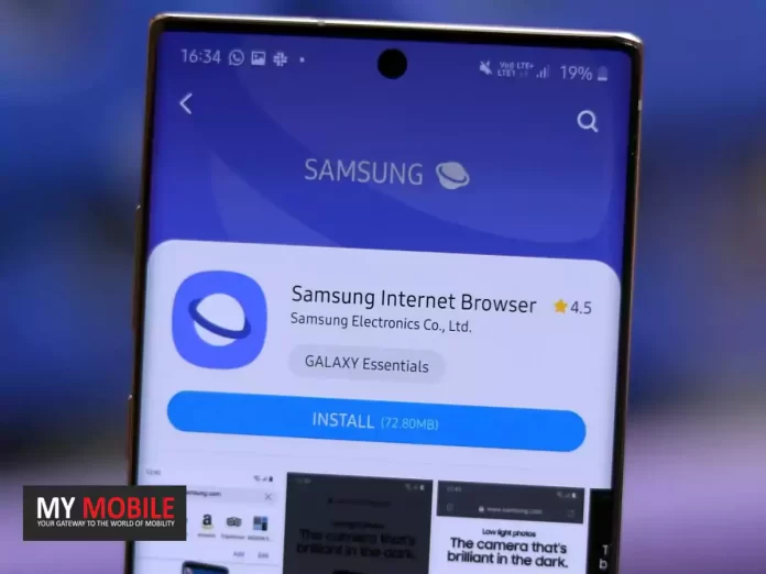 Samsung Internet Browser Update
