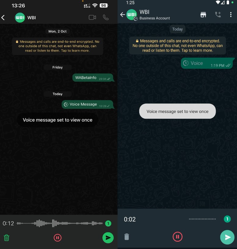 WhatsApp Reportedly Testing Self-Destructing Audio Messages