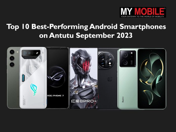 Antutu's Top 10 Best-Performing Android Smartphones of September 2023