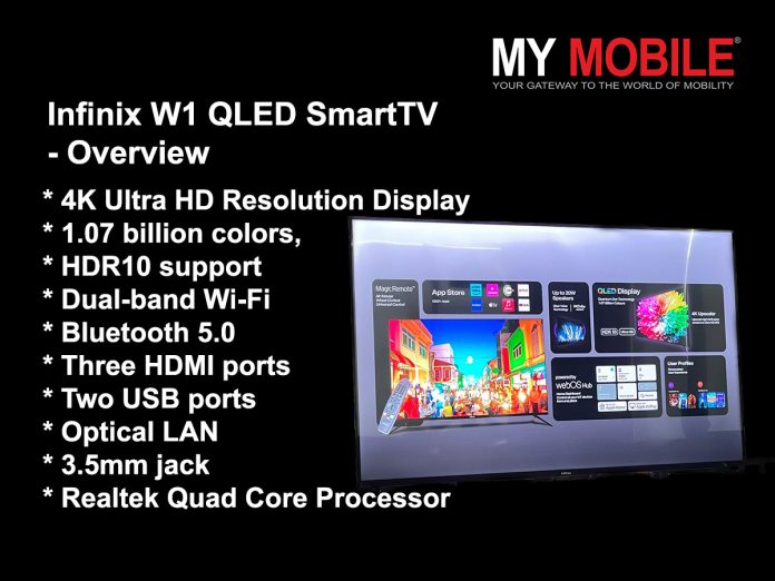 Infinix W1 QLED SmartTV Overview