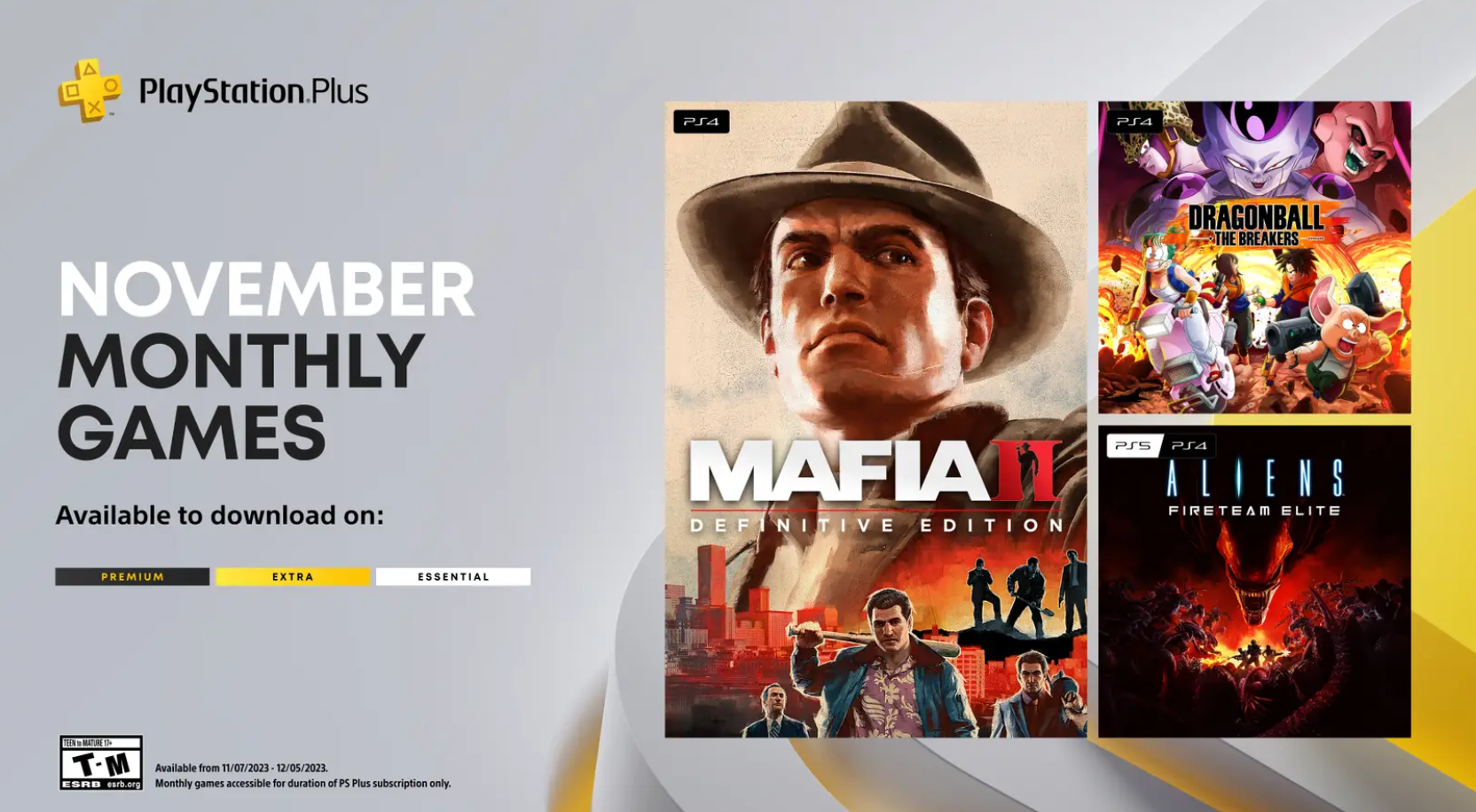 PlayStation Plus Games November 2023 