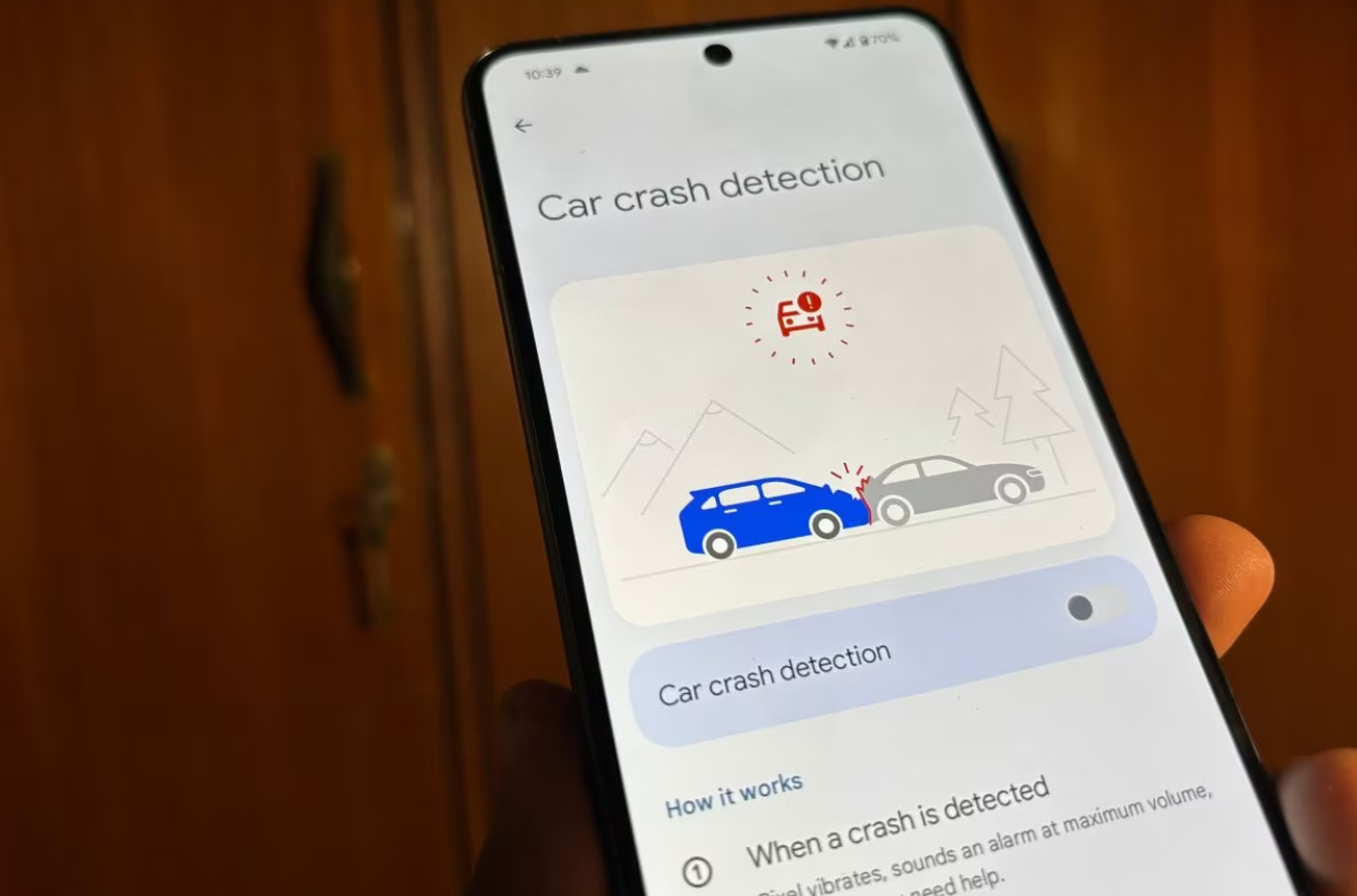 Activating Car Crash Detection on Pixel Phones