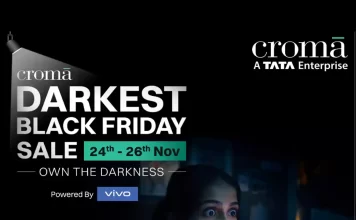 Croma Black Friday Sale Offers Big Discounts on Electronics Till 26th November