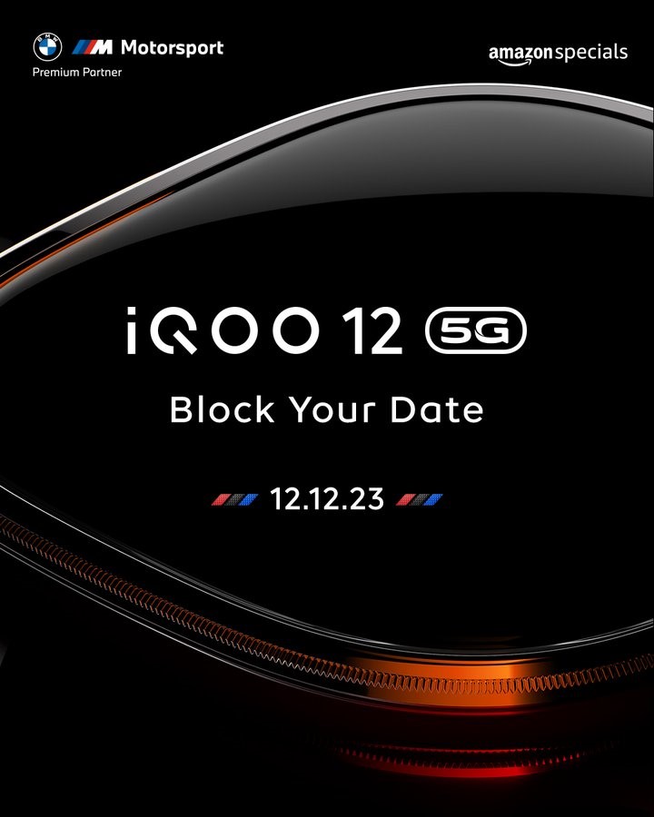 iQOO 12 Confirmed to Launch in India on December 12