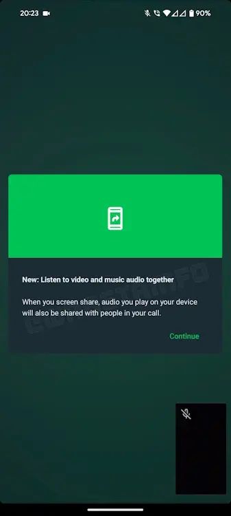 WhatsApp Audio Sharing