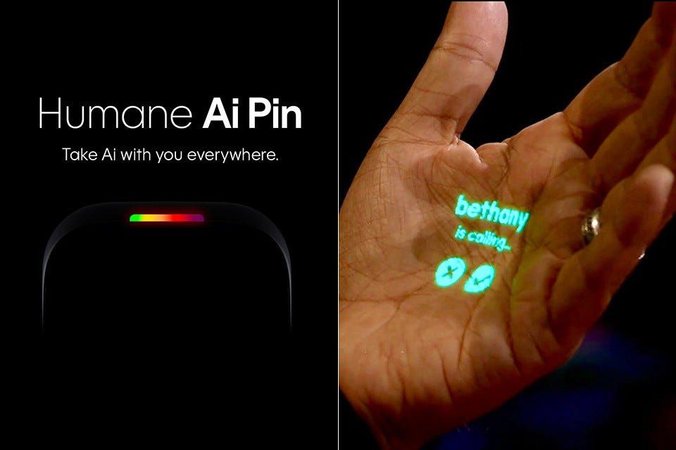 Humane AI Pin: A Possible Competitor