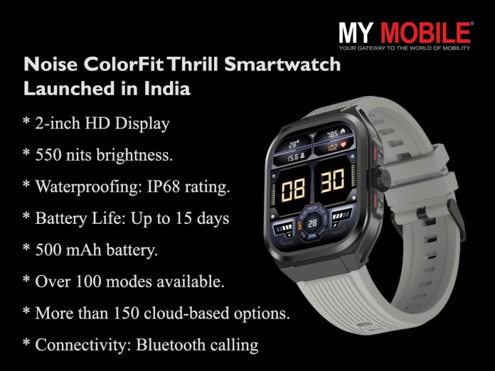 Noise ColorFit Thrill Smartwatch Noise ColorFit Thrill Smartwatch