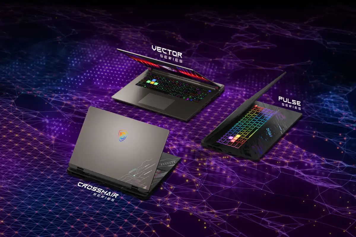 Vector HX, Crosshair HX, and Pulse AI Laptops