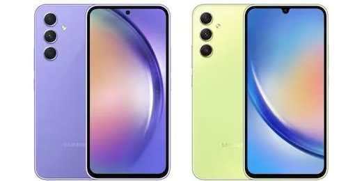 Galaxy A55 introduces a 6.6-inch Super AMOLED display, edging out A54's 6.5-inch