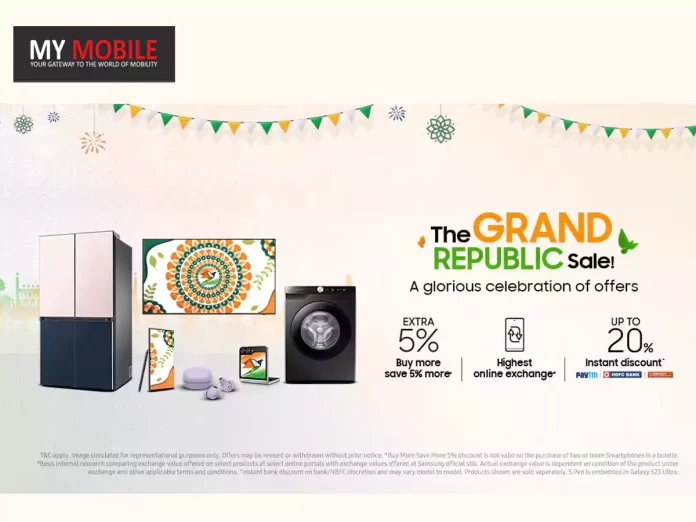 Samsung Announces its Grand Republic Day Sale with Mega Offers on Samsung.com, Samsung Shop App and Samsung Exclusive Stores Samsung Announces its Grand Republic Day Sale with Mega Offers on Samsung.com, Samsung Shop App and Samsung Exclusive Stores