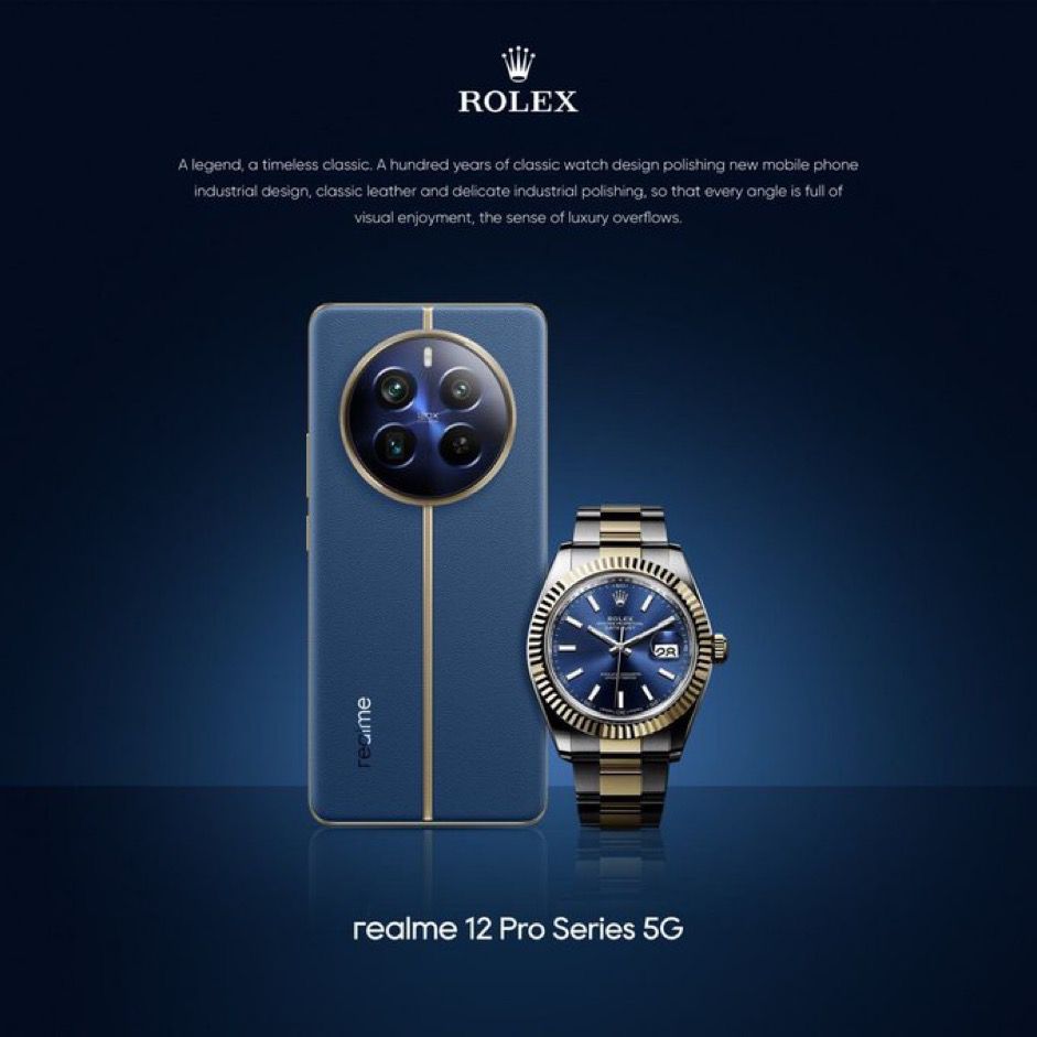 Realme 12 Pro Series to Feature Rolex Design