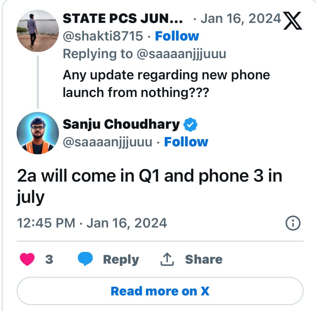 premium Nothing Phone 3 in July