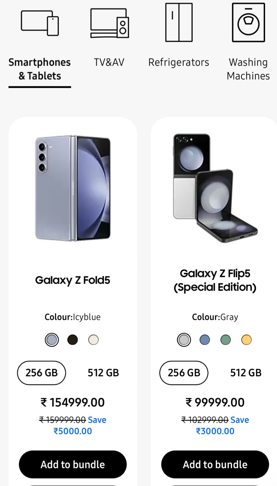Samsung Galaxy Smartphones Offers