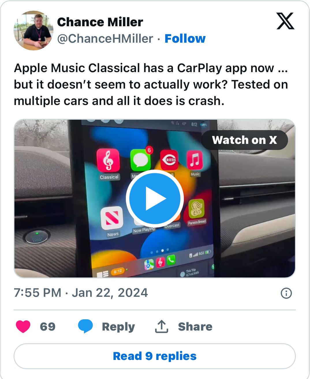 Apple Music Classical comes to CarPlay