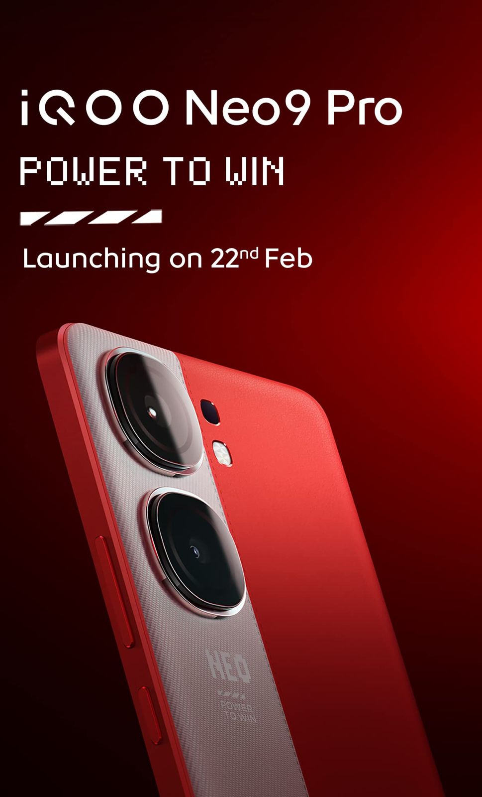 iQOO Neo 9 Pro is all set to Launch on February 22