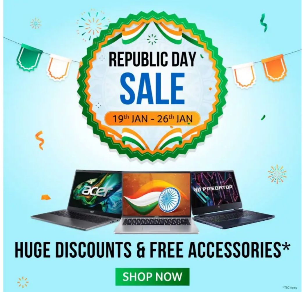 Acer's Republic Day Sale