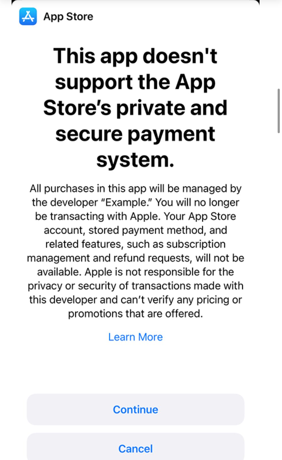 Implications for Safari and App Store