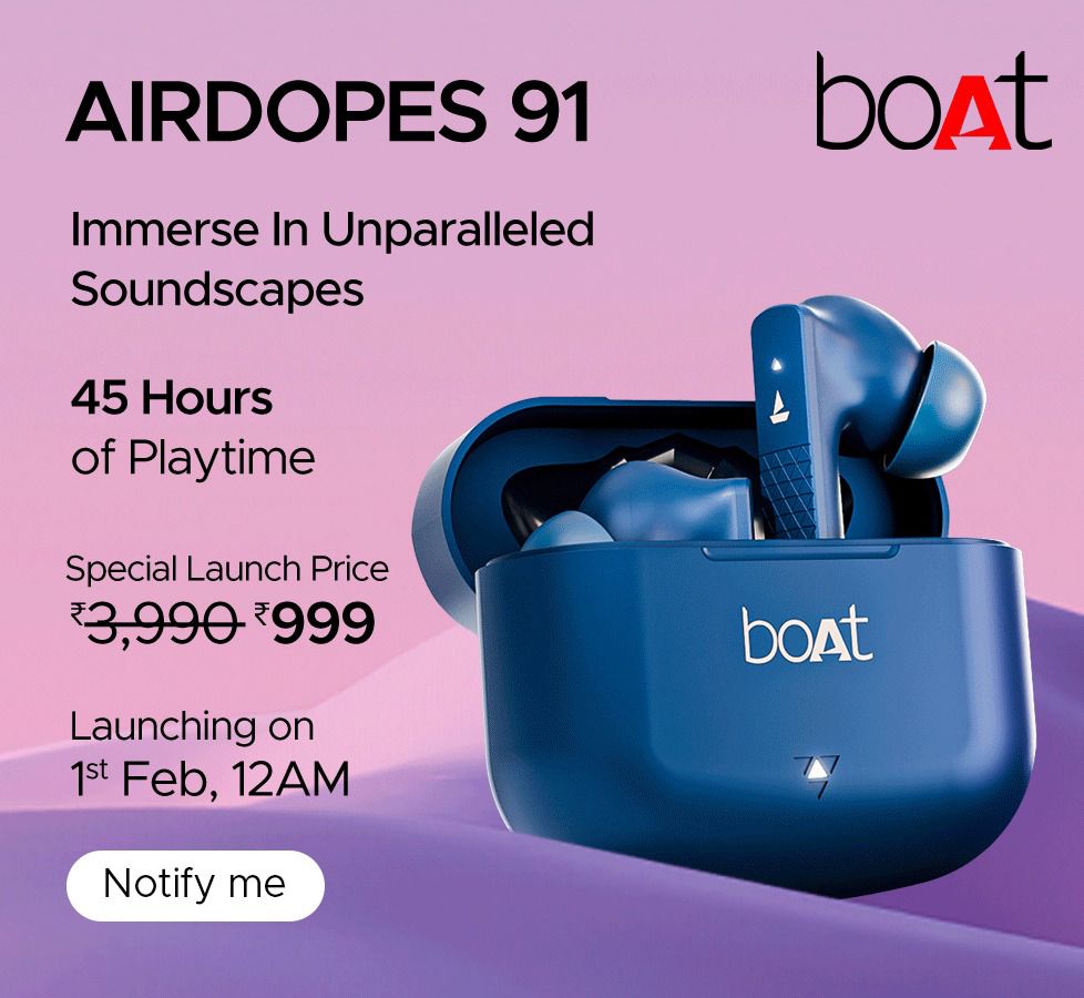 Airdopes 91: Affordable earbuds