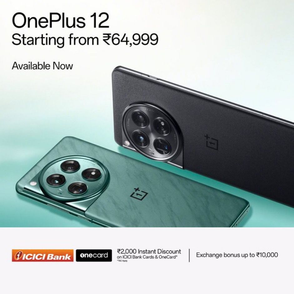 OnePlus 12: Pricing, Availability, and Offers