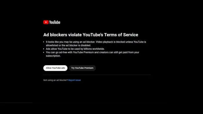 YouTube's Escalating Response to Ad Blockers