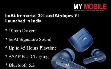 boAt Immortal 201 and Airdopes 91 Launched in India: Pricing, Features, Specs