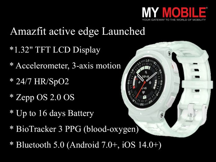 Amazfit Active Edge Smartwatch Amazfit Active Edge Smartwatch