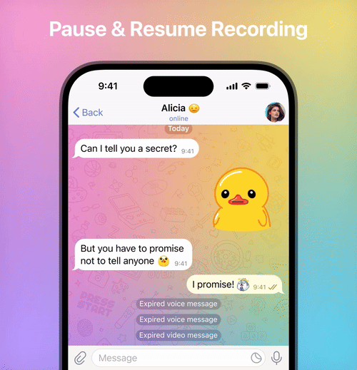 Pause and Resume Recording