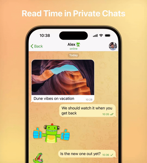 Read Time in Private Chats