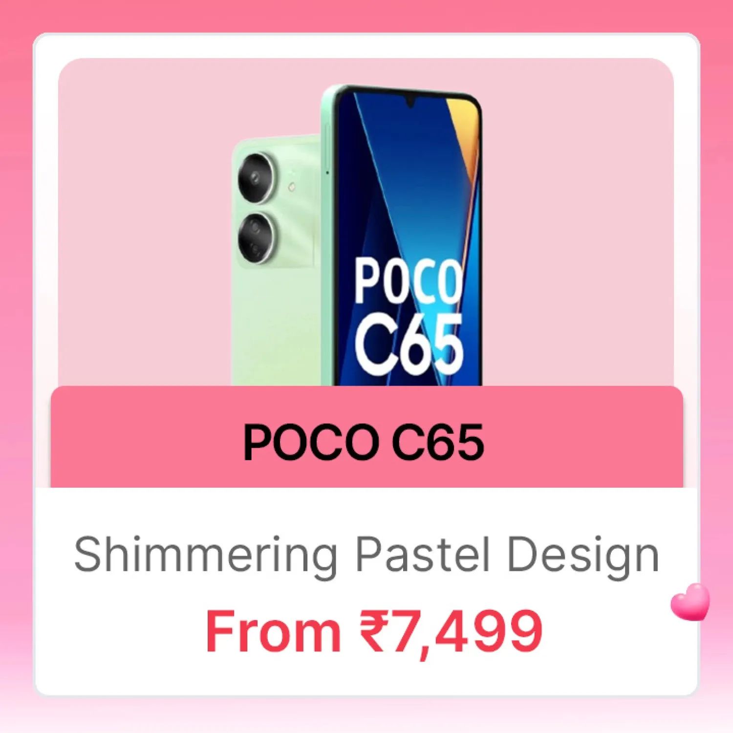 Poco M6 5G, Poco C65 Price in India