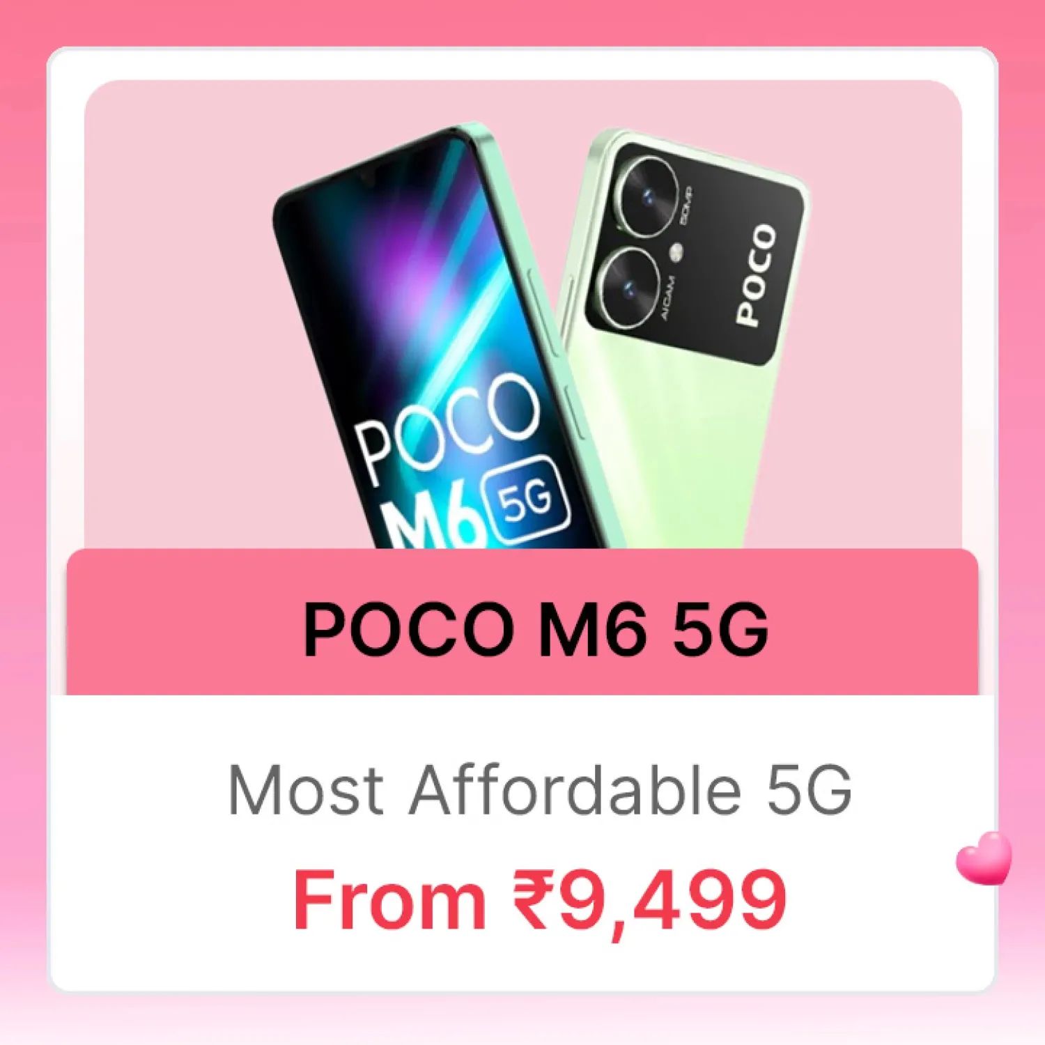 Poco M6 5G, Poco C65 Price in India
