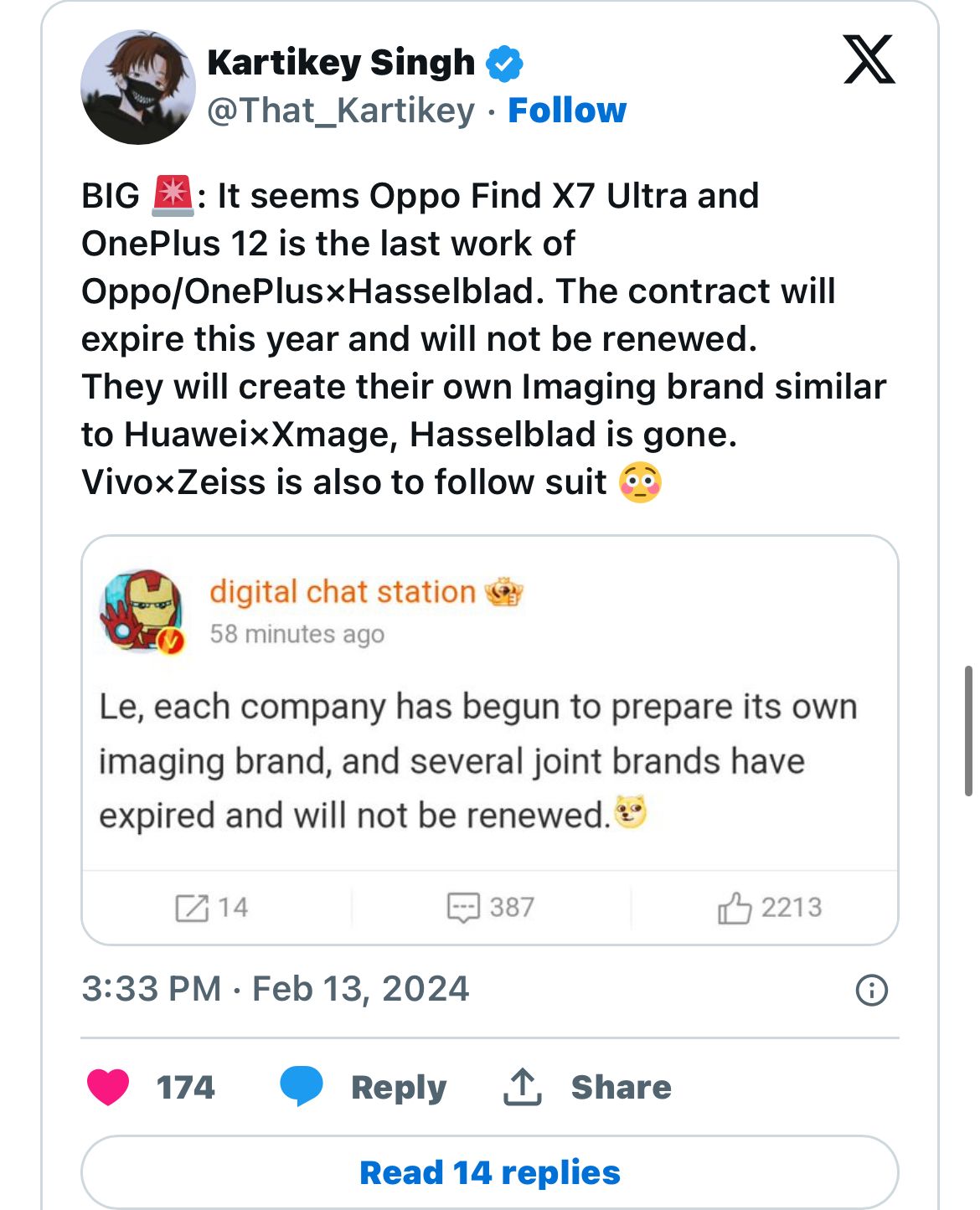 OnePlus and Oppo’s Hasselblad Partnership Ending