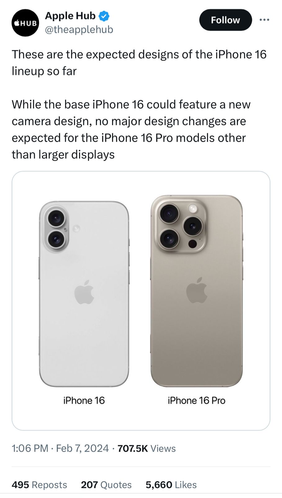 iPhone 16 leaked images