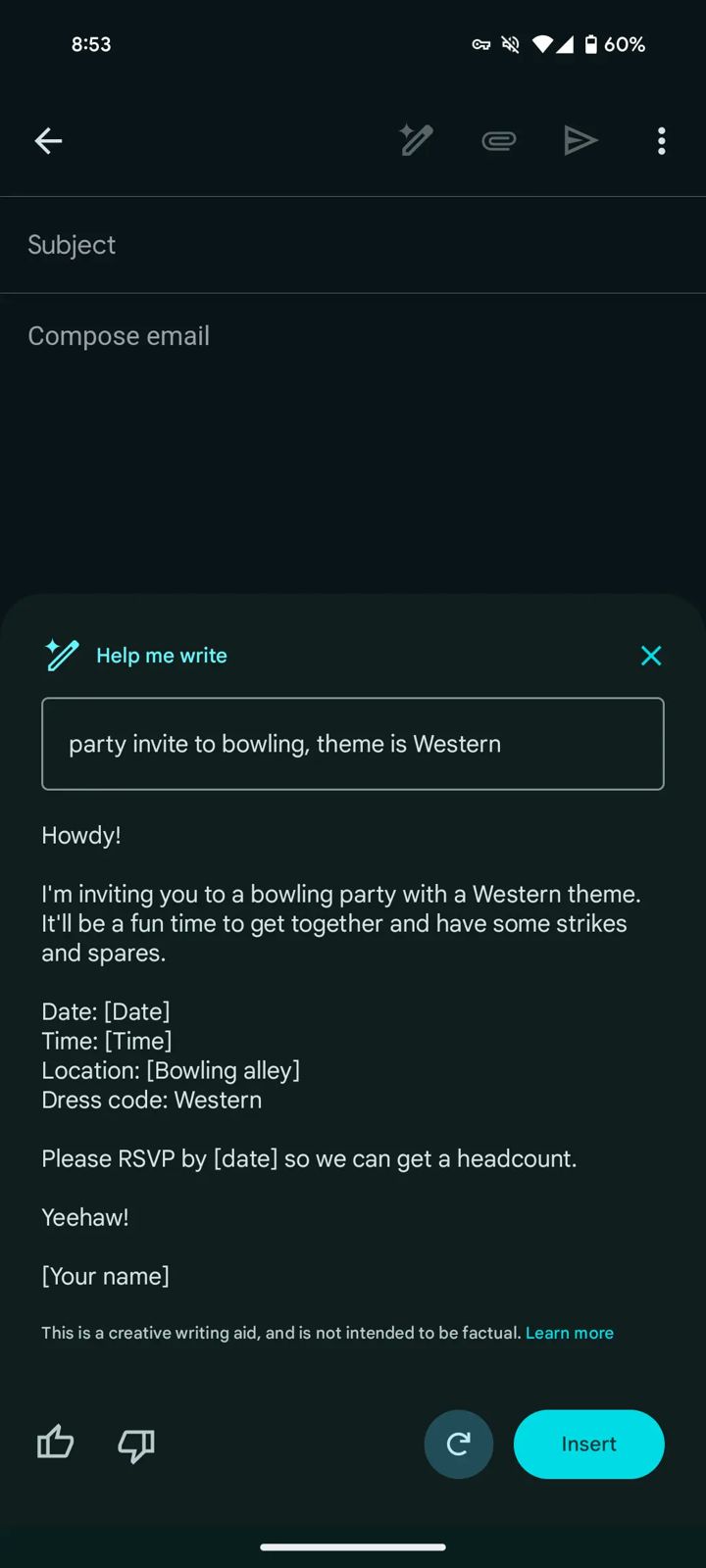 Help me write, powered by Gemini models, is also available in Google Docs on the web where you get additional “Bulletize,” “Summarize,” and “Tone” (“Formal” or “Casual”) refinements.