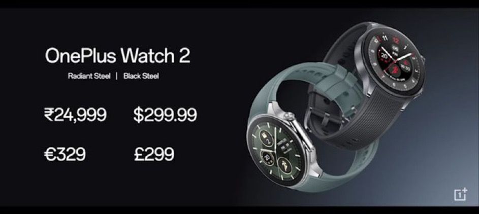 OnePlus Watch 2: Pricing and Availability