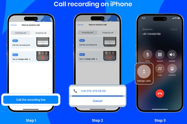 iOS users can record calls by merging with Truecaller's recording line