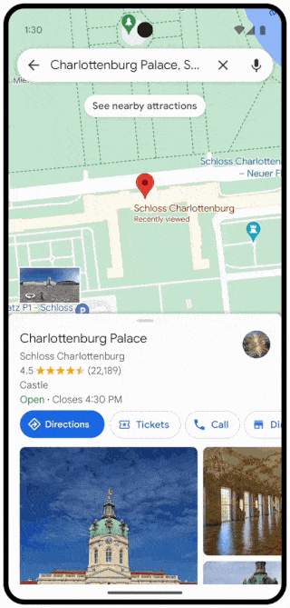 Glanceable Directions Now on Google Maps