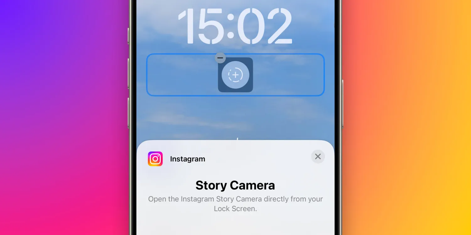 Instagram Introduces New iOS Lock Screen Widget for Instant Story Camera Access