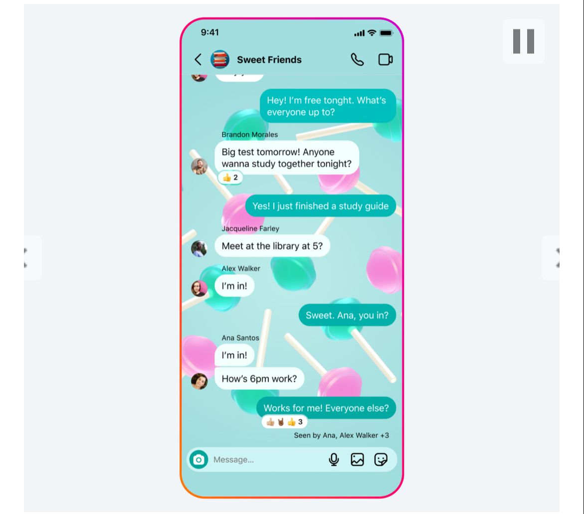 Personalize Your Chats With More Themes