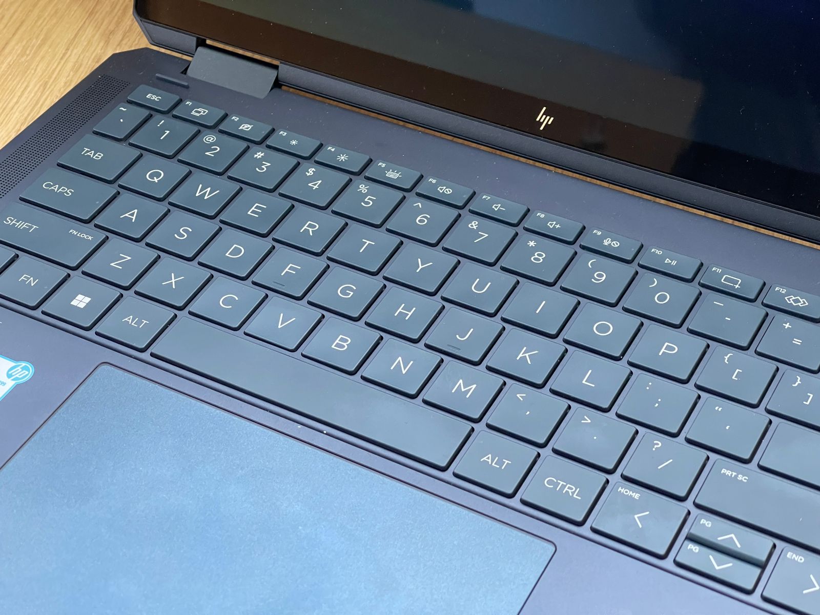 HP Spectre x360 14: Keyboard and Trackpad