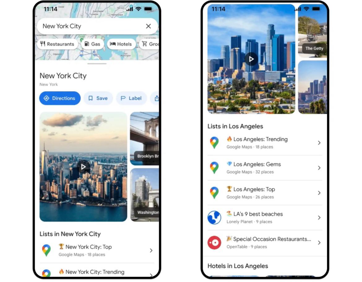 Google will be highlighting “some of the best lists from the Maps community.”